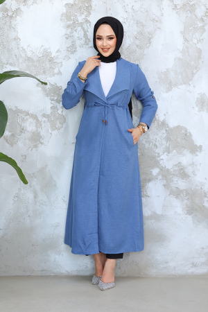 Neva Style - Cepli İndigo Mavisi Tesettür Kap 11341IM - 1