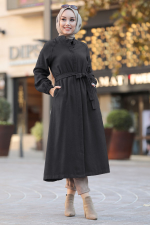 Neva Style - Cepli Koyu Füme Tesettür Kap 55740KFU - 1