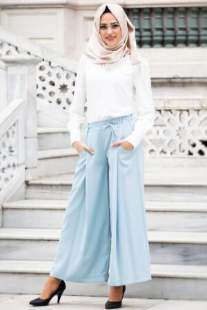 Neva Style - Cepli Mint Pantolon 9054MINT - 1