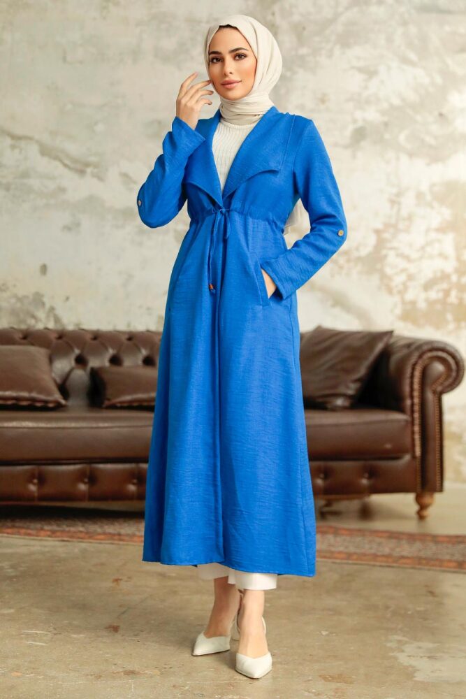Neva Style - Cepli Sax Mavisi Tesettür Kap 11341SX - 1
