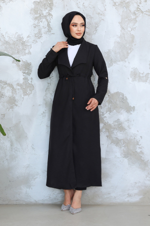  Cepli Siyah Tesettür Kap 11341S - 1