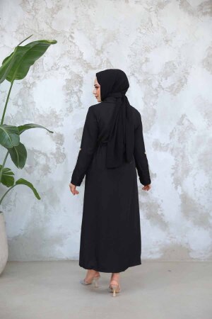  Cepli Siyah Tesettür Kap 11341S - 4