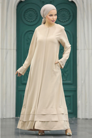  Cepli Taş Tesettür Ferace 20132TAS - NEVA STYLE