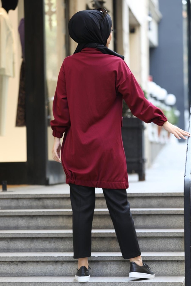 Neva Style - Cepli Vişne Tesettür Kap 8861VSN - 3