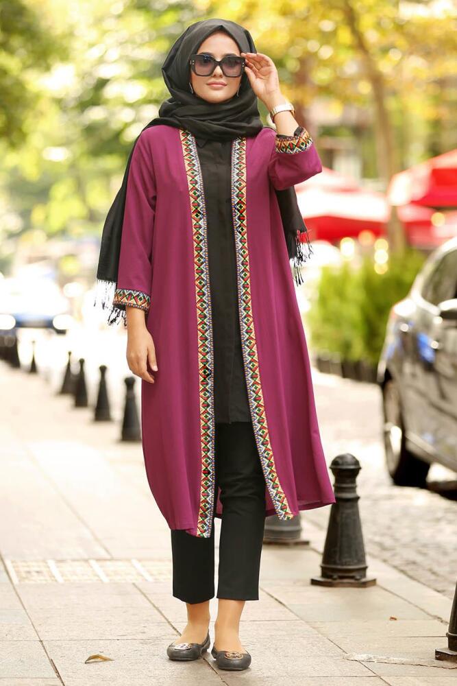 Viişne Tesettür Abaya 40401VSN - 1