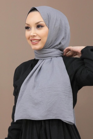 Neva Style - Châle Gris 5099GR - 1