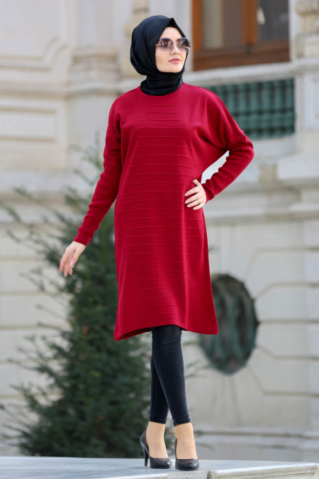 Neva Style - Claret Red Hijab Trico 15072BR