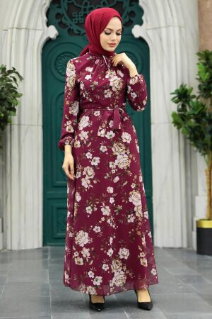 Claret Red Women Dress 279080BR - 1