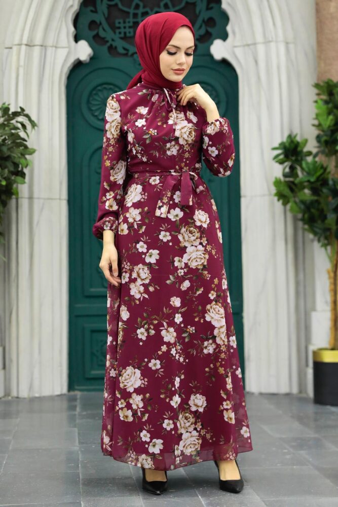 Claret Red Women Dress 279080BR - 1