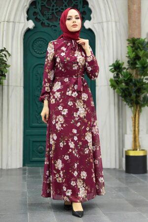 Claret Red Women Dress 279080BR - 2