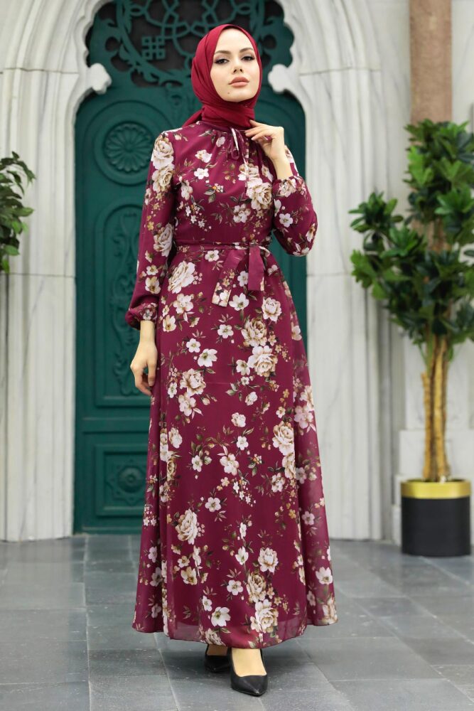 Claret Red Women Dress 279080BR - 2
