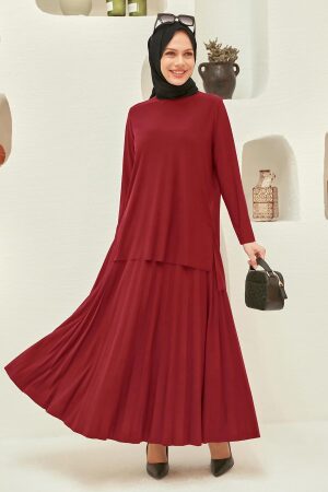 Claret Red Women Dual Suit 41258BR - 1