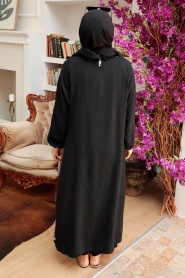 Neva Style - Costume Hijab Noir 7686S - Thumbnail