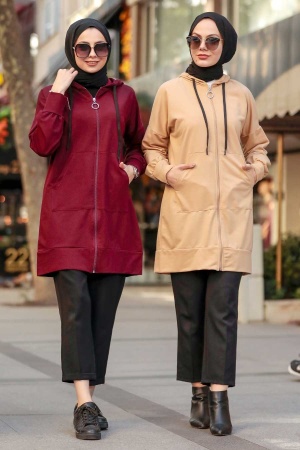 Neva Style - Coupe Biscuit Hijab 32450BS - 3