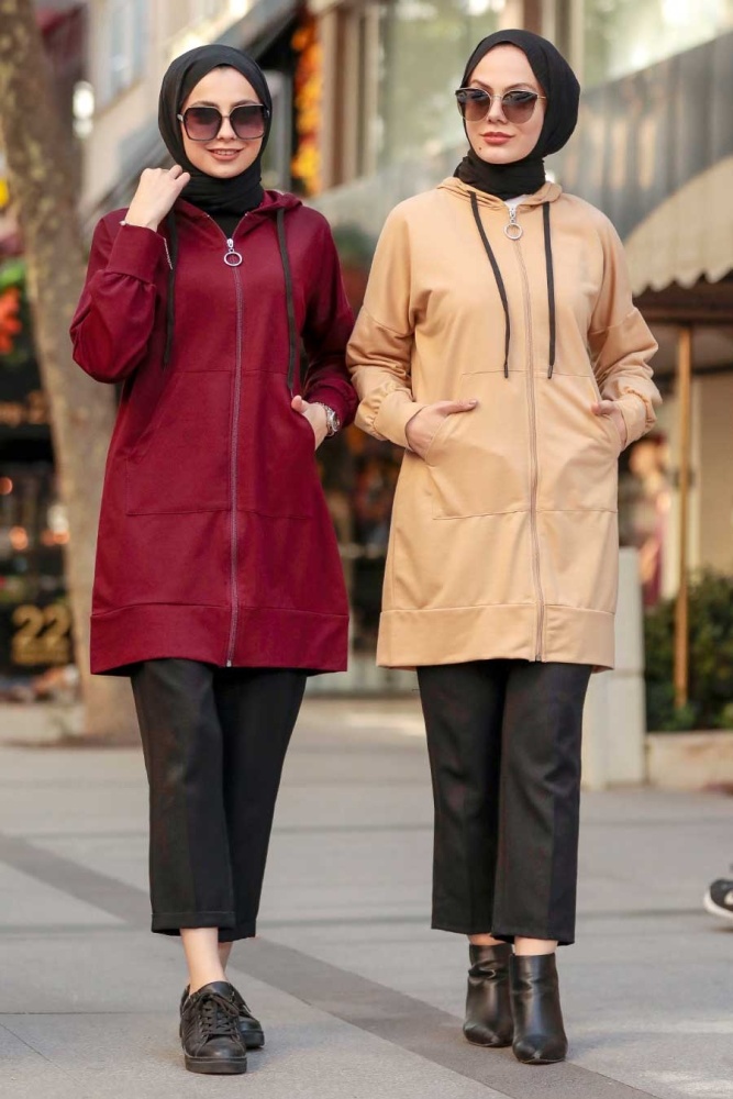 Neva Style - Coupe Biscuit Hijab 32450BS - 3
