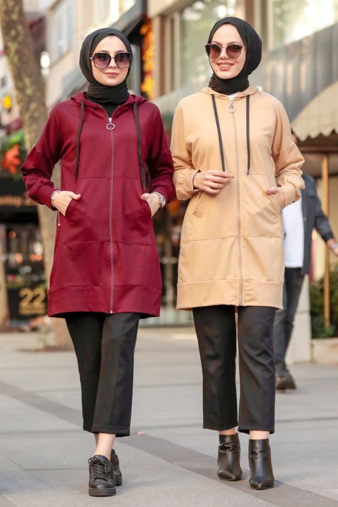 Neva Style - Coupe Biscuit Hijab 32450BS - 4