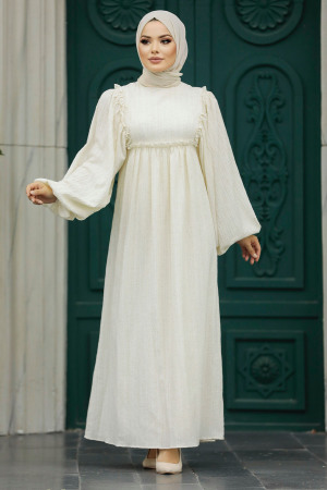 Cream Women Dress 70301KR - 2