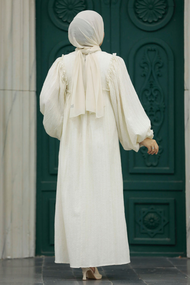 Cream Women Dress 70301KR - 3