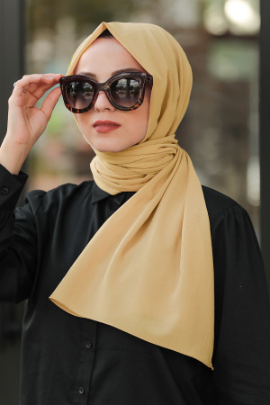 Neva Style - Crepe Bej Şal 7550BEJ - 1