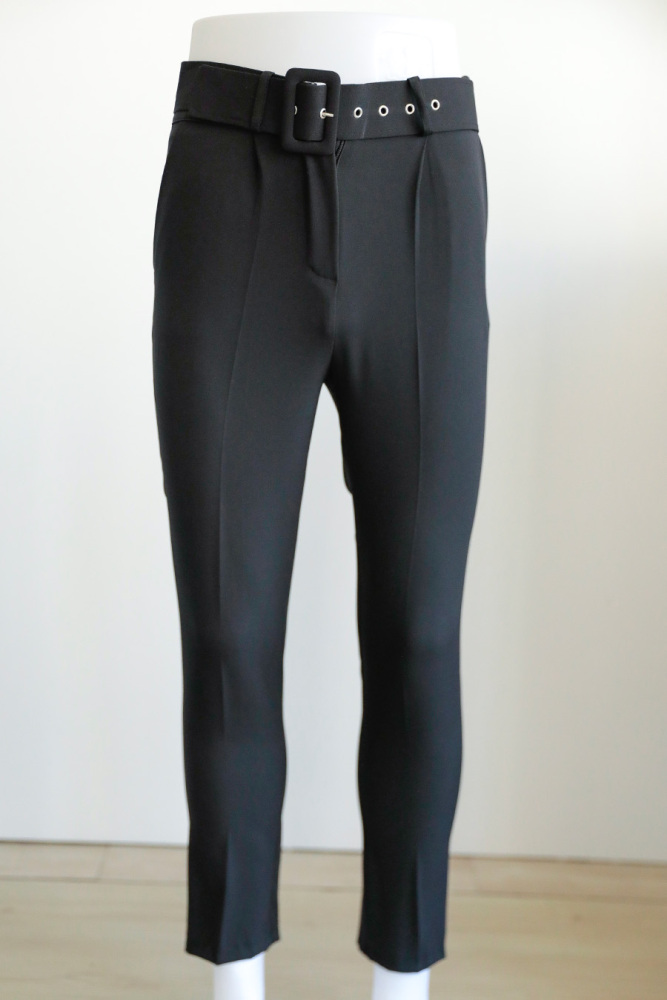 Neva Style - Dar Paça Siyah Tesettür Pantolon 10550S - 1