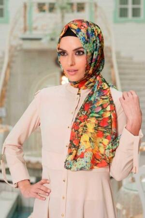 Neva Style - Digital Printed Chiffon Shawl 5516 - 1