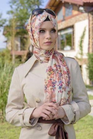 Neva Style - Digital Printed Chiffon Shawl 5549 - 1