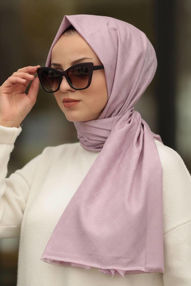 Neva Style - Desenli Pudra Şal 7511PD - 1
