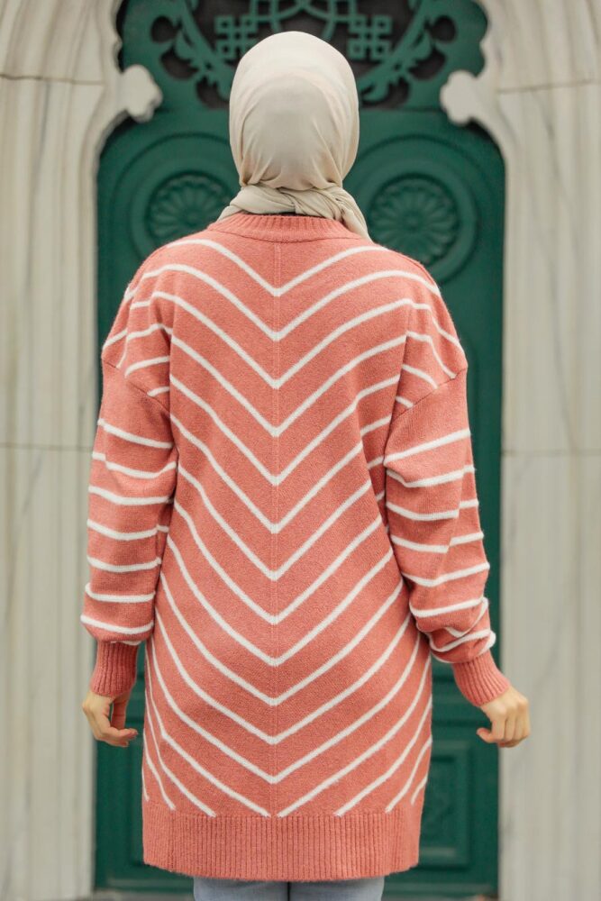 Dusty Rose High Quality Knitwear Tunic 81861GK - 3