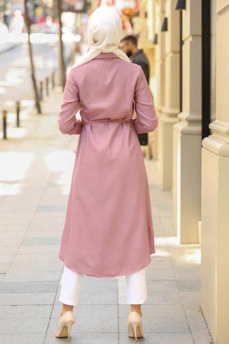 Neva Style -Dusty Rose Hijab Tunic 5092GK - 2