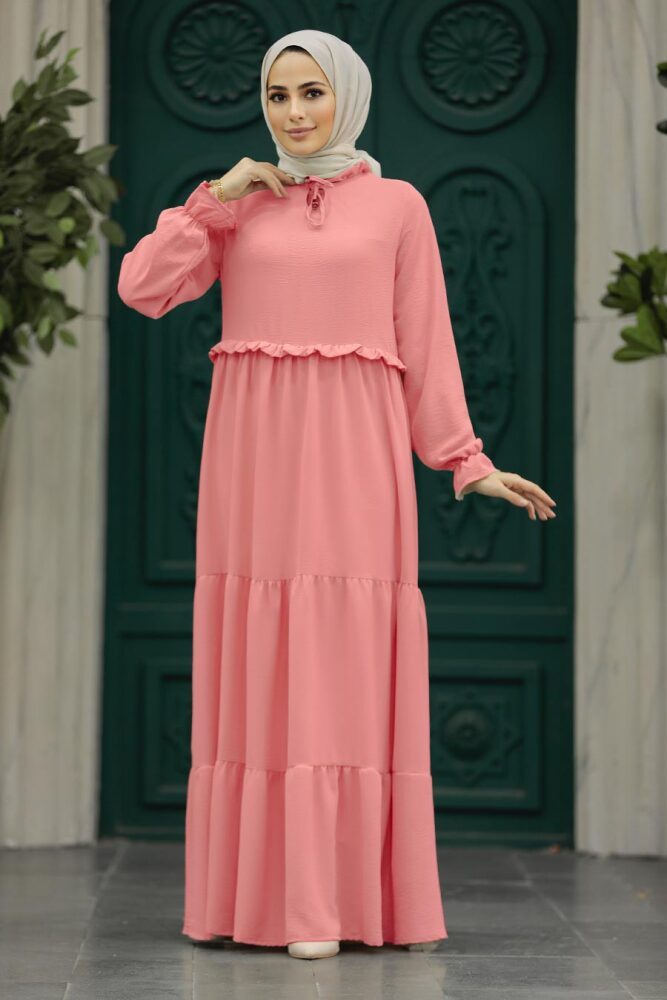Dusty Rose Plus Size Dress 5854GK - 1