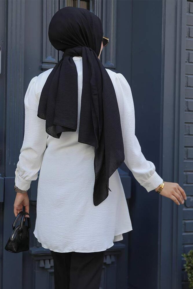 Neva Style - Ecru Modest Tunic 5691E - 3