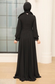 Neva Style - Elegant Black Muslim Fashion Wedding Dress 753S - Thumbnail