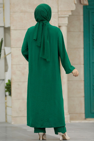 Emerald Green Plus Size Dual Suit 10101ZY - 3