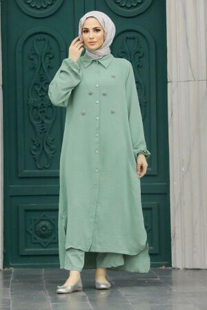 Emerald Green Plus Size Dual Suit 12082CY 