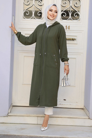 Emerald Green Women Coat 511ZY - 2