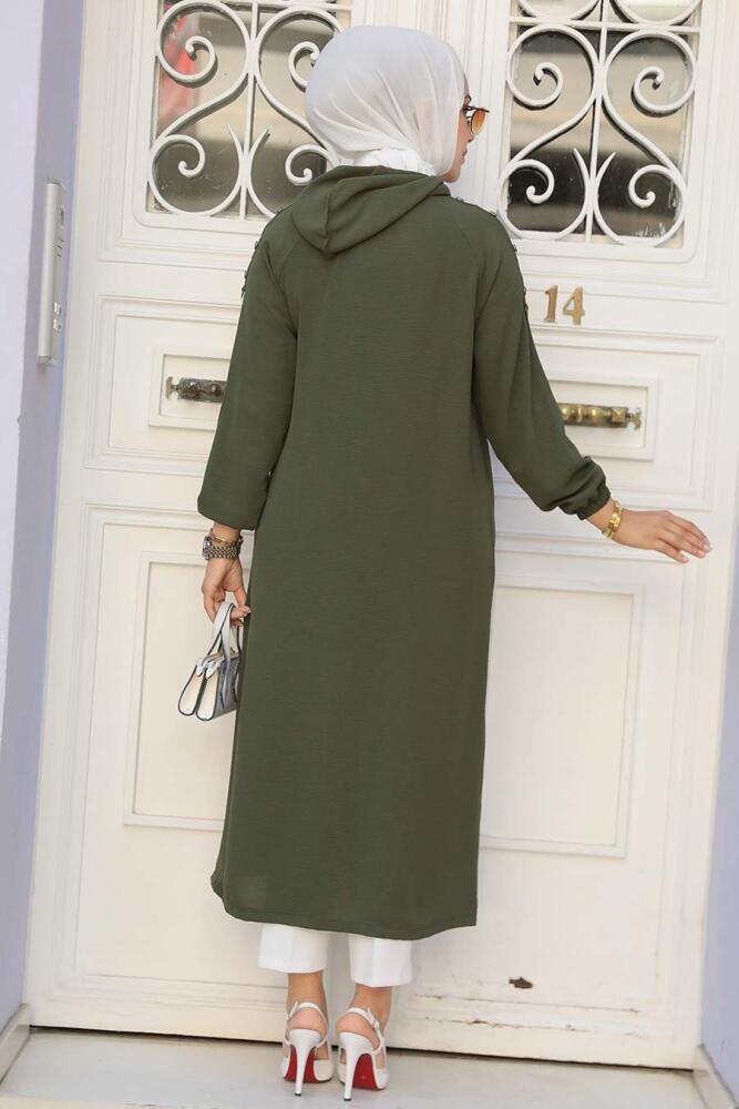 Emerald Green Women Coat 511ZY - 3