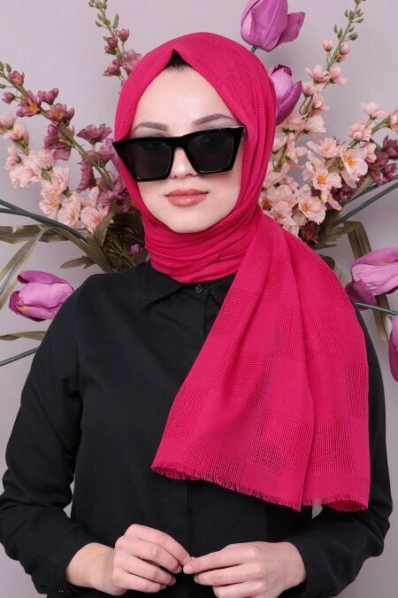  File Desenli Şal 7276 - NEVA STYLE SALLAR