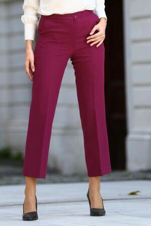 Neva Style - Fuchsia Hijab Trousers 1010F - 1