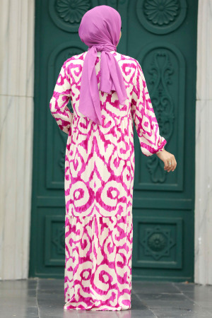 Fuchsia Plus Size Dress 6193F - 3