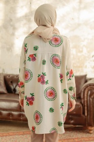 Neva Style - Fushia Hijab Tunic 11305F - Thumbnail