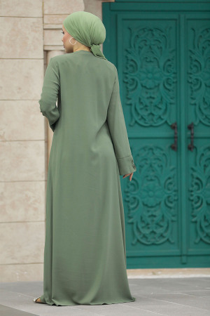 Green Dubai Abaya 20050Y - 4