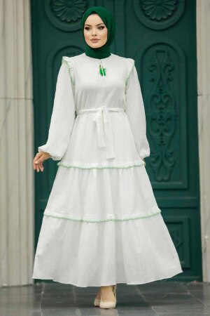 Green Long Dress 13471Y - 1