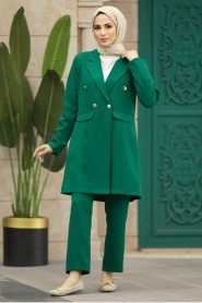 Neva Style - Green Modest Dual Suit 5851Y - Thumbnail