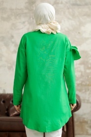 Neva Style - Green Modest Tunic 11191Y - Thumbnail