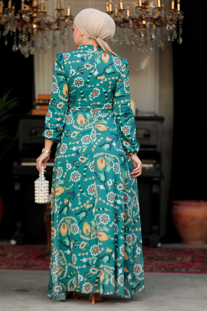 Green Plus Size Dress 279326Y - 6