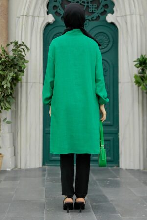 Green Plus Size Tunic 24511Y - 3