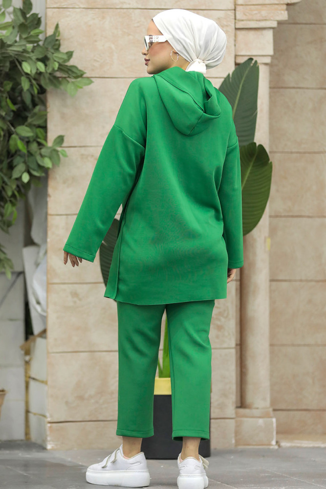 Neva Style - Green Sportswear Dual Suit 7124Y - 3