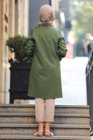 Neva Style - Green Veiling Tunic 5557Y - Thumbnail
