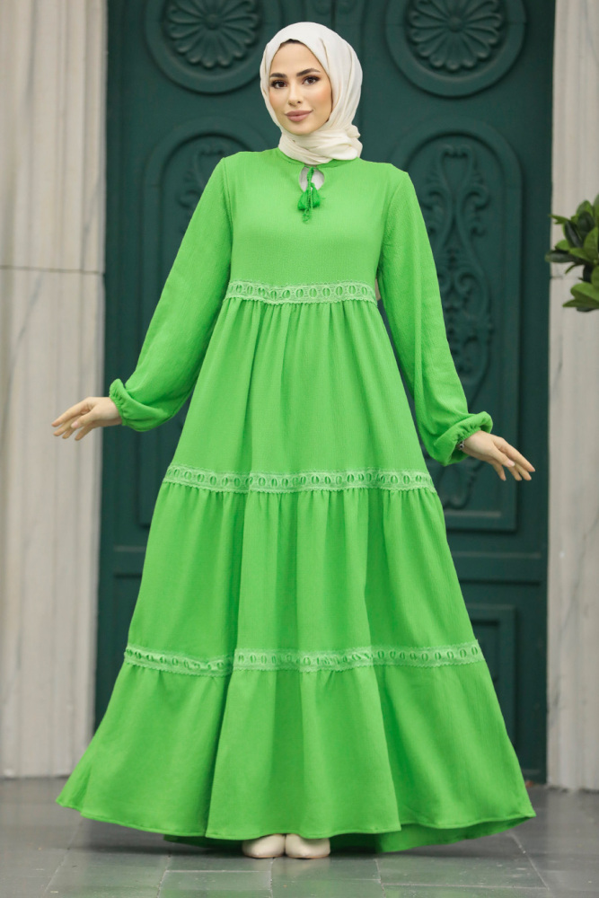 Green Women Dress 5842Y - 1