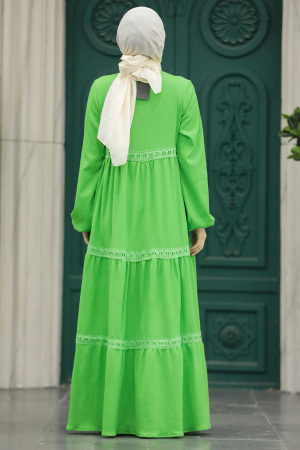 Green Women Dress 5842Y - 3